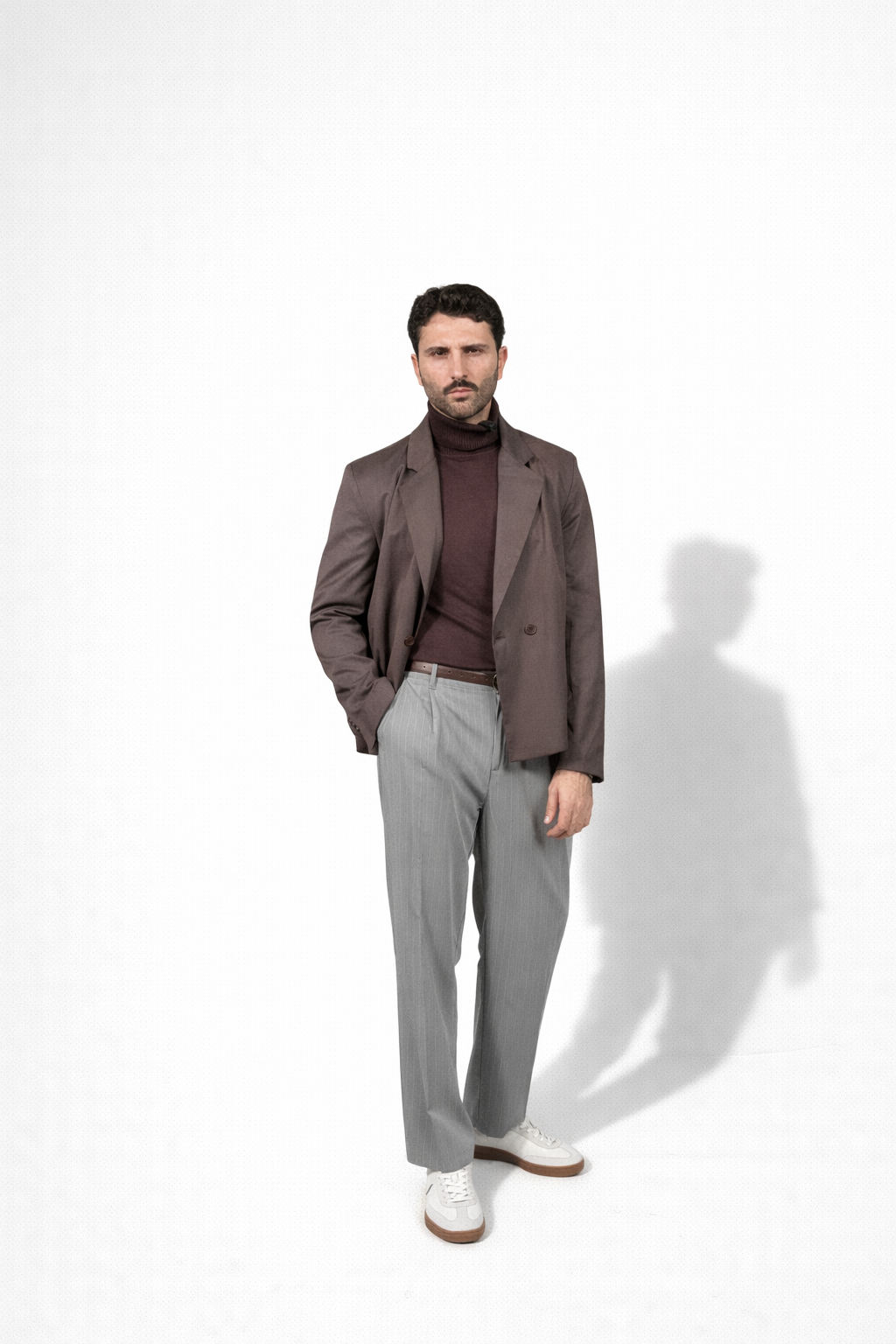 PANTALONES DE TRABAJO DE RAYAS DIPLOMÁTICAS